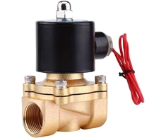 Ventiliatorius Ac 220 v nc solenoidinis vožtuvas, 3/4 colio bspp cinko lydinio normaliai uždarytas pakaitinis vožtuvas vandeniui, orui, dujoms, alyvai