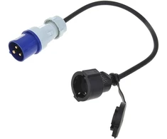 Adapteris Cee Kištukas į Schuko Lizdą, 40 cm, Ip44