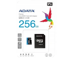 Adata Micro Sdxc 256gb Premier C10 Uhs-i 100mbs