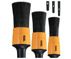 Adbl detailingo šepetėliai round detailing brush rinkinys 3 vnt 31-25-17mm
