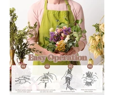 Afaik 2 x gėlių stiebų laikiklis, spiralinis Ikebana stiebų laikiklis, spiralinis stiebų laikiklis vazoms, puokštėms, įrankis, Ikebana puokštė, suktuko stiebų laikiklis „pasidaryk pats“ gėlių laikikliui, gėlių kompozicijos laikiklis