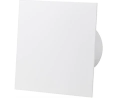 Airroxy Ventiliatorius baltas blizgus su laidu ir jungikliu, 125mm
