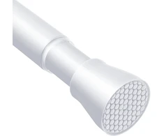 Aizesi 1 x užuolaidų strypas, be gręžimo, 71.1 - 121.9 cm, 7/8 skersmens, baltas, užuolaidų strypas