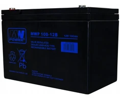 Akumuliatorius Baterija Agm Vrla Power Mwp 100ah 12v Mwp100 Mwp100-12b Maitinimas