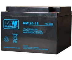 Akumuliatorius Mw Power Mw 26-12 12v 26ah Agm M5