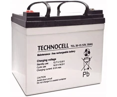 Akumuliatorius Technocell Tcl 12v 35ah Tcl35-12 Tcl35 vežimėliams maitinimas