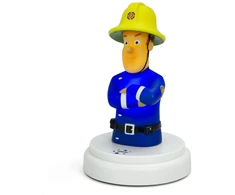 Alecto Fireman Sam naktinė lemputė vaikams - pritemdoma lemputė - maitinama baterijomis - led naktinė lemputė - valdymas lietimu, 1 vnt.