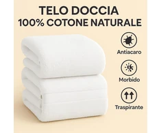 Rankšluostis Ali Brothers didelis vonios rankšluosčių rinkinys, pagamintas iš 100% medvilnės, 550 g/m² - ypač minkštas, gerai sugeriantis ir greitai džiūstantis (baltas, 70 x 140 cm)