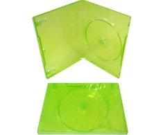 Vinilinė plokštelė Alldayshop 10 x dėklai cd/dvd diskams – shell formos – permatomi – 10 vnt.