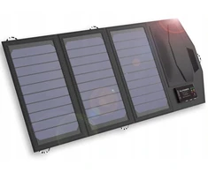 Allpowers Saulės baterija 15w powerbank 6000mah Usb įkroviklis