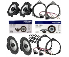 Alpine 4 automobiliniai garsiakalbiai Fiat Grande Punto Evo 500 Tipo Panda 3