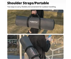 Ambitful praplatinta trikojo nešiojimo krepšio versija 55 cm / 21,6 colio, skirta šviesos stovams, strėlės stovui, skėčiui ir trikojo fotografijos priedams (55 cm / 21,65 colio) x (φ18 cm / 7 coliai), pilka, utilitarinė
