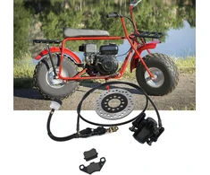 Amonida hidraulinio diskinio stabdžio komplektas, universalus go kart diskinio stabdžio trinkelių komplektas, skirtas 50cc–250cc dirt bike keturračiams atv go kart