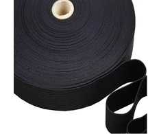Anlising juoda elastinė juosta, elastinė juosta siuvimui, elastinė juosta, 20 mm pločio x 40 metrų, elastinė poliesterio juosta, elastinės juostos siuvimui, elastinė rašalo juostelė, skirta siuvimui ir namų apyvokos „pasidaryk pats“ amatams