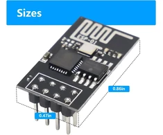 Pagrindinė plokštė Apklvsr esp-01 esp8266 serial wifi modulis, esp8266 ch340g usb į esp8266 serial wifi plokštė, skirta arduino