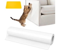 Apsauga nuo įbrėžimų sofa katei, 5 m x 43 cm, lipni plėvelė nuo įbrėžimų, apsauginė plėvelė katėms, apsauga nuo įbrėžimų, skaidri, apsauginė plėvelė nuo įbrėžimų, apsauginė juosta nuo įbrėžimų, baldų apsauga