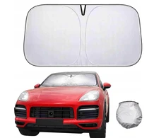 Apsauginė nuo saulės automobilio uždanga 140x70cm + krepšys