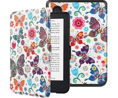 Apsauginis dėklas "butterfly" 6" Tolino Shine 5/kobo Clara Colour