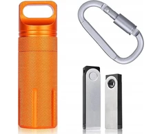 Apsauginis dėklas ledger nano s/x/s plus, atsparus ugniai ir vandeniui, oranžinis