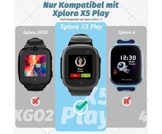 Apsauginis dėklas Xplora X5 Play, 2 vnt., mėlynas