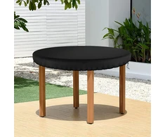 Apsauginis stalviršio uždangalas 78 x 10 cm, neperšlampamas juodas sodo stalo uždangalas, sodo baldų uždangalas, apsauginis brezentas, neperšlampamas, kvėpuojantis