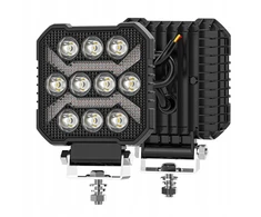 Apvali darbo lempa 10 led 20w halogenas 12v 24v 2000lm