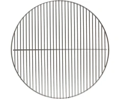 Apvalios nerūdijančio plieno kepimo grotelės virdulio tipo kepsninėms, skersmuo 47 cm, pvz., „weber“ nerūdijančio plieno apvalios: skersmuo 44,5 cm, skirtos 47 cm, nesulankstomos