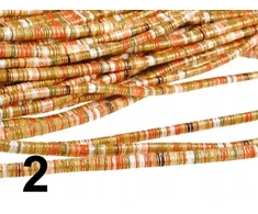 Apvalus 6mm virvelė Boho Surfer stiliaus papuošalams, 2 metrai
