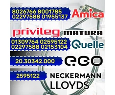 Apvalus kaitinimo elementas orkaitėms ir viryklėms 2000 W 230 V su originaliu kodu 8026766 8001785, skirtas Amica Monteral