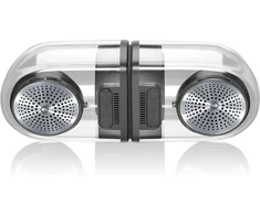 Kompiuterio kolonėlės Aql Concerto | Nešiojama belaidė bluetooth v4.2 kolonėlė su kietu dėklu – 8 val. baterijos veikimo laikas – 6 w galia – 10 m atstumas. - juoda