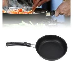 Aramox keptuvė omletams iš nerūdijančio plieno, keptuvė kiaušiniams, maža keptuvė namams restoranui (16 cm)