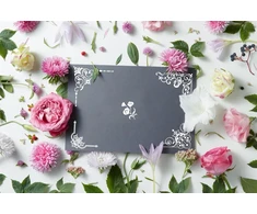Arriettycraft gėlių kampinis antspaudas kortelių gamybai arba žurnalų rašymui, filigraninis kampinis gumos antspaudas Flourish Corner silikoninis antspaudas scrapbooking'ui, popieriaus amatams, dekoravimui
