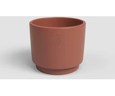 Artevasi Echo vazonas gėlėms, namų dekoras, 16.5cm skersmuo, terakotos spalvos
