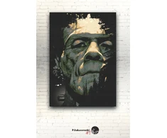 Artfabrics Frankenstein - paveikslas 60x40 drobės siaubo plakatas