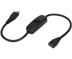 Ashata micro usb kabelis, micro usb female į male prailginimo kabelis su 501 mygtuko jungikliu, skirtas micro usb kabeliui su mygtuko jungikliu micro usb male ir female