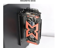 Ashata reguliuojamas gpu laikiklis, vertikalus gpu laikiklis, vertikalus gpu laikiklis, pci e 3.0 x16 vaizdo plokštė, vga atrama, laikiklis atx pc korpusui (26 x 6.2 x 12.8 cm)
