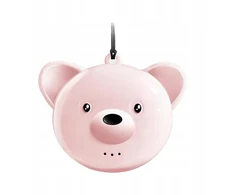 Asmeninis kelioninis mini kaklo papuošalas, nešiojamas oro valytuvas, kompaktiškas Usb, rožinis