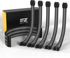 Asus Ezdiy-fab 300mm Kabelių Prailginimo Rinkinys su Šukomis - Juoda/pilka