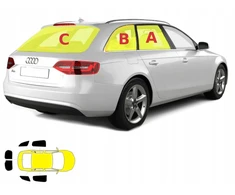 Audi A4 B8 kombi saulės užuolaidėlės