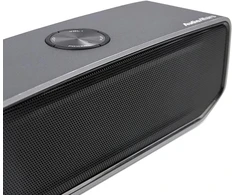 Kompiuterio kolonėlės Audioaffairs aliuminio korpuso bt 010 bluetooth garsiakalbis (nešiojamas garsiakalbis, įmontuota įkraunama baterija ir bass reflex sistema aux in ir garsiakalbis) (sidabrinis)
