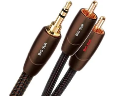 Audioquest Big Sur aukštos klasės audio kabelis 3.5 mm stereo lizdas 3.5 mm į Rca jungtis 0.6 m