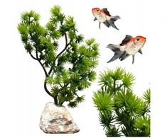 Augalas akvariumui, dirbtinis bonsai, aukštis 22 cm