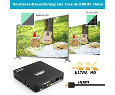 Ausinės 4k 60hz Medijų Grotuvas su 8tb Palaikymu ir Hdmi