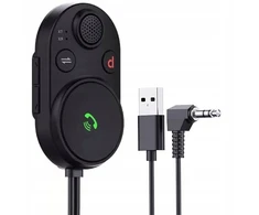 Automagnetola Bluetooth siųstuvas adapteris usb aux bt5.3 tv bass universalus