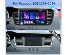 Automagnetola Hikity [4+64gb] android 13 automobilinis radijas carplay android auto belaidis, skirtas peugeot 508 2012-2016, 9 colių radijo ekranas, bluetooth mirror link navigacija gps eq dsp wifi fm