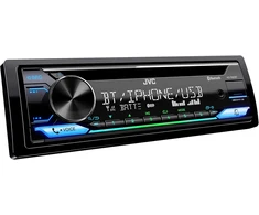 Automagnetola Jvc Kd-t922bt Cd grotuvas 1 Din su Bluetooth Spotify Usb Aux kintamos spalvos apšvietimu