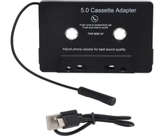 Automagnetola Kasetės adapteris automobilio radijui, kasetinio grotuvo adapteris audio kasetės Aux adapteris Mp3 automobilio radijo adapteris 5.0