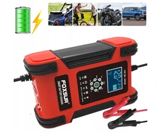 Automatinis automobilinis akumuliatorių įkroviklis su remonto funkcija 12a 24v
