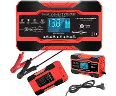 Automatinis išmanusis akumuliatoriaus įkroviklis Lcd 24v 12v 10a