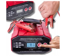 Automobilinis akumuliatorių įkroviklis 24v 12v 30a Agm Start-stop Automatinis